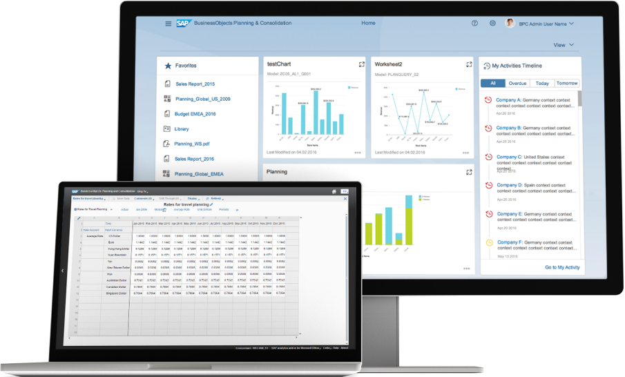 SAP Business Planning and Consolidation 